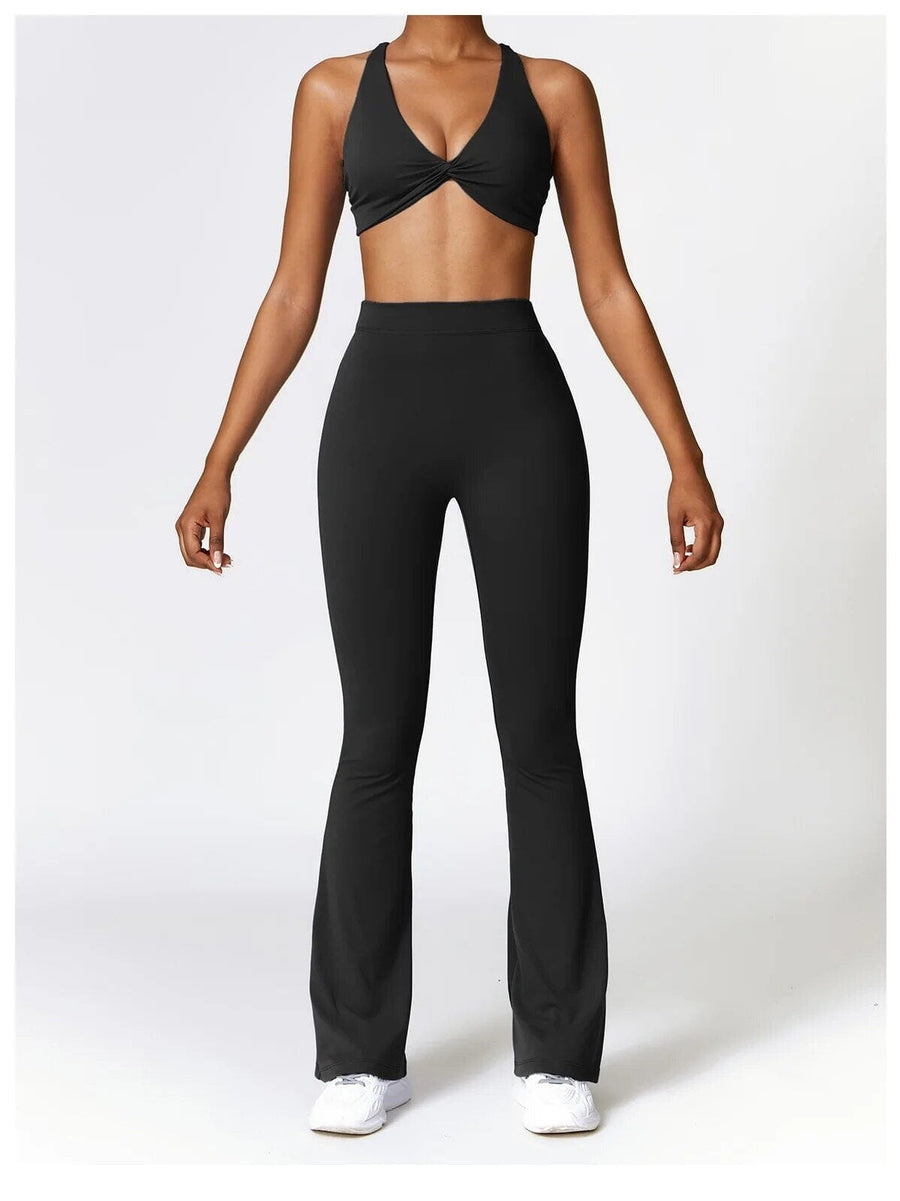 Legging Évasé Sculptant Push Up | Yogaova