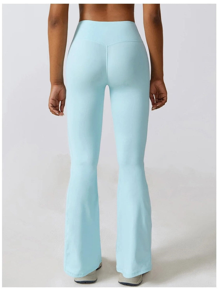 Legging Évasé Taille Croisée Sans Couture (Poche) | Yogaova