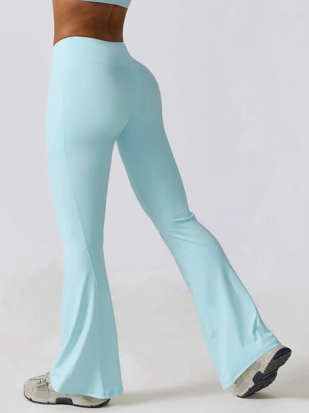 Legging Évasé Taille Croisée Sans Couture (Poche) | Yogaova