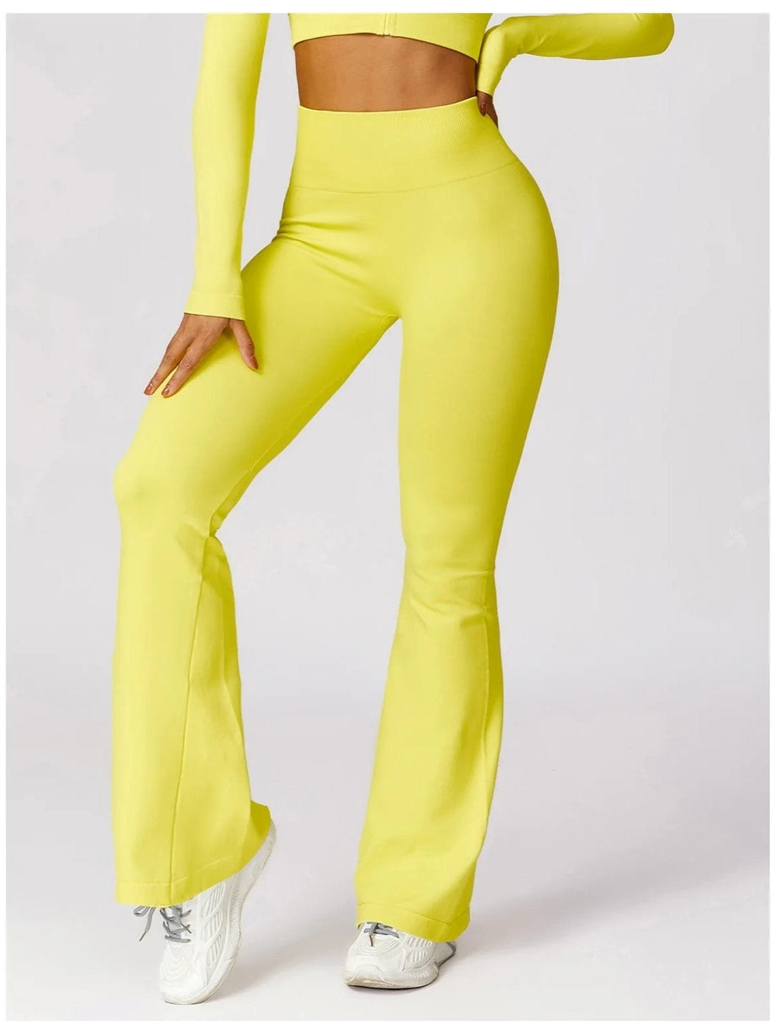 Legging Évasé Taille Haute Push Up | Yogaova