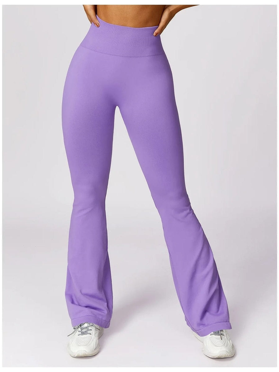 Legging Évasé Taille Haute Push Up | Yogaova