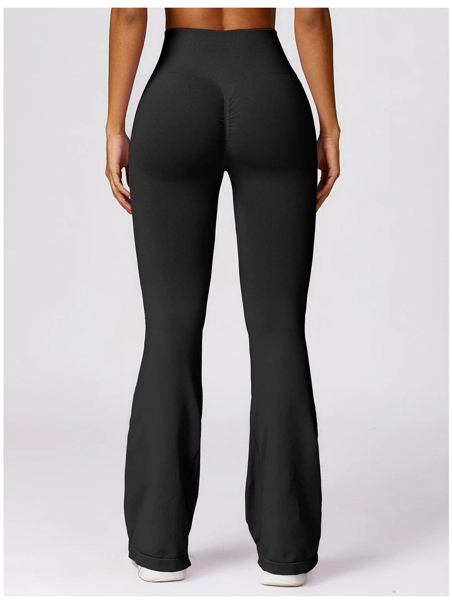Legging Évasé Taille Haute Push Up | Yogaova