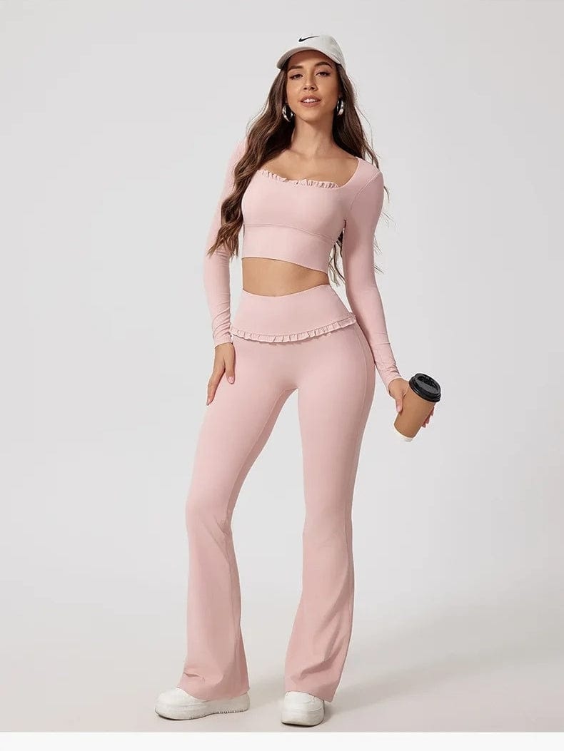 Legging Évasé Taille Haute Sculptante - Eva | Yogaova