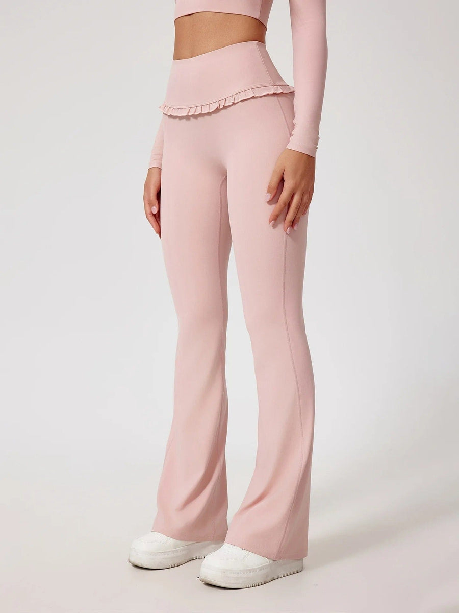 Legging Évasé Taille Haute Sculptante - Eva | Yogaova