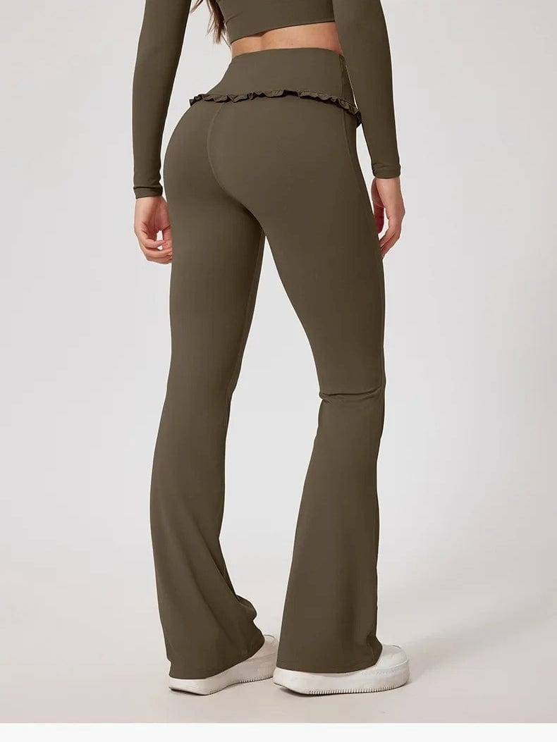 Legging Évasé Taille Haute Sculptante - Eva | Yogaova