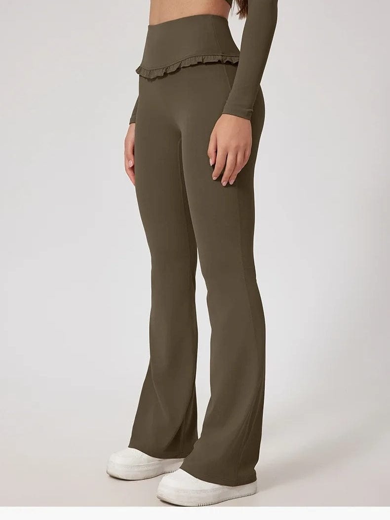 Legging Évasé Taille Haute Sculptante - Eva | Yogaova