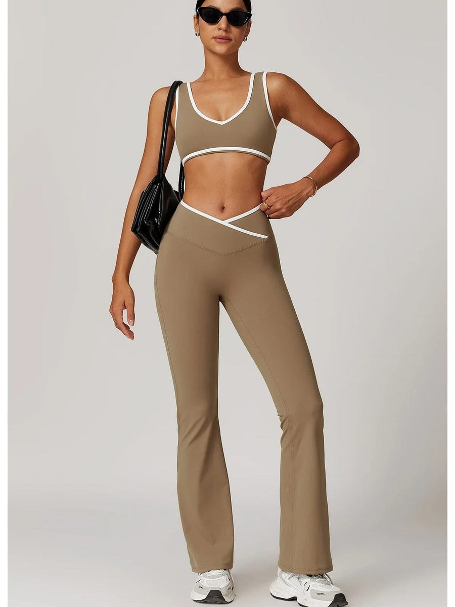 Legging Évasé Taille Haute - Suprem | Yogaova