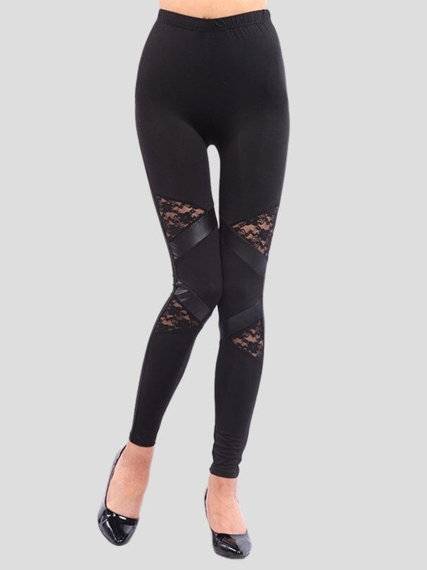 Legging Fantaisie Dentelle | Yogaova