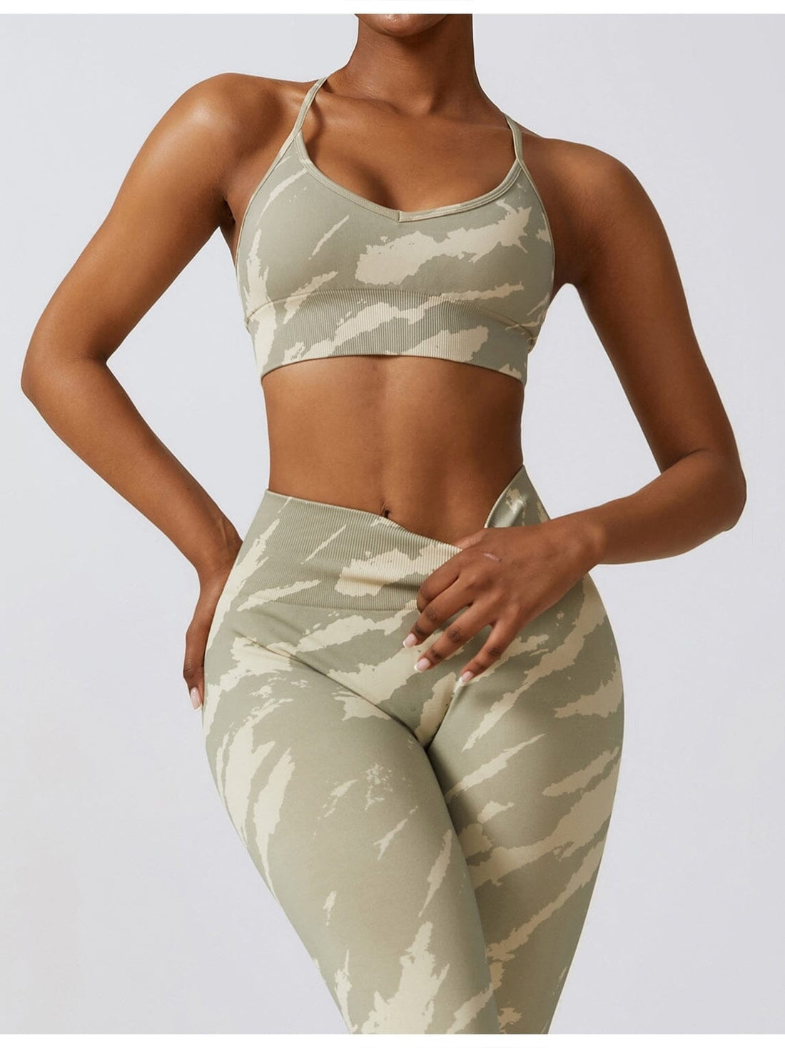 Legging Fitness Moulant Taille Haute Push Up | Yogaova