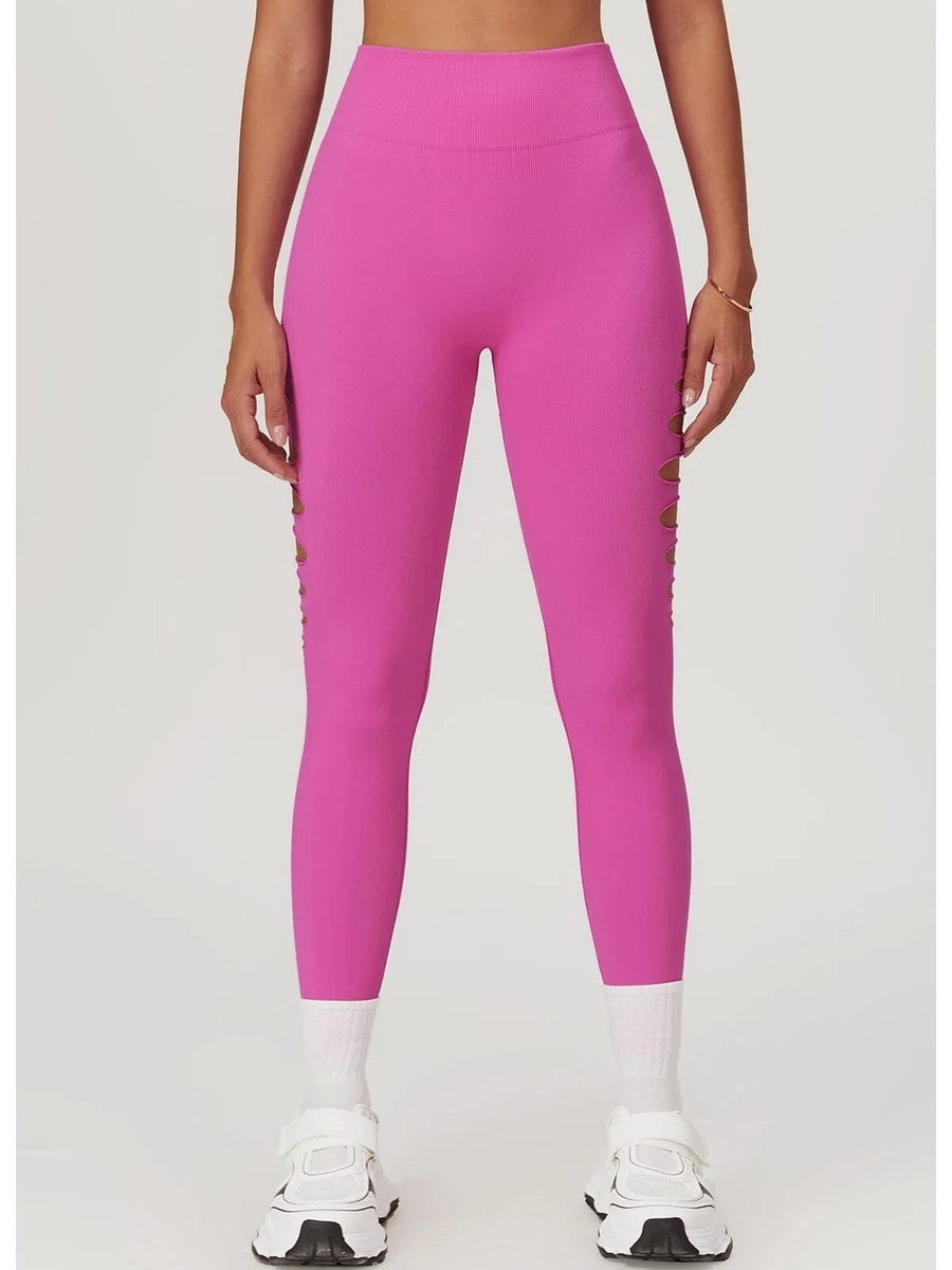 Legging Fitness Push Up Premium Ajouré Sans Couture | Yogaova
