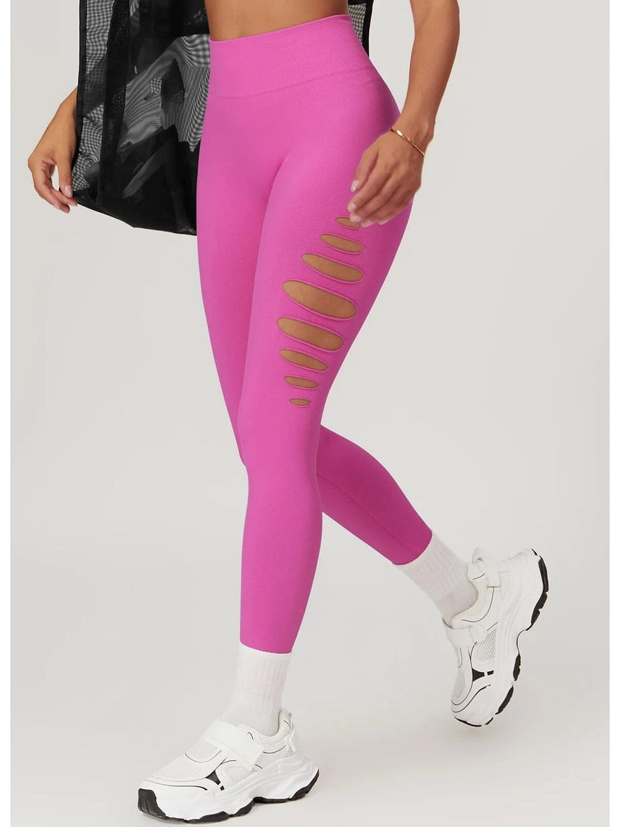 Legging Fitness Push Up Premium Ajouré Sans Couture | Yogaova