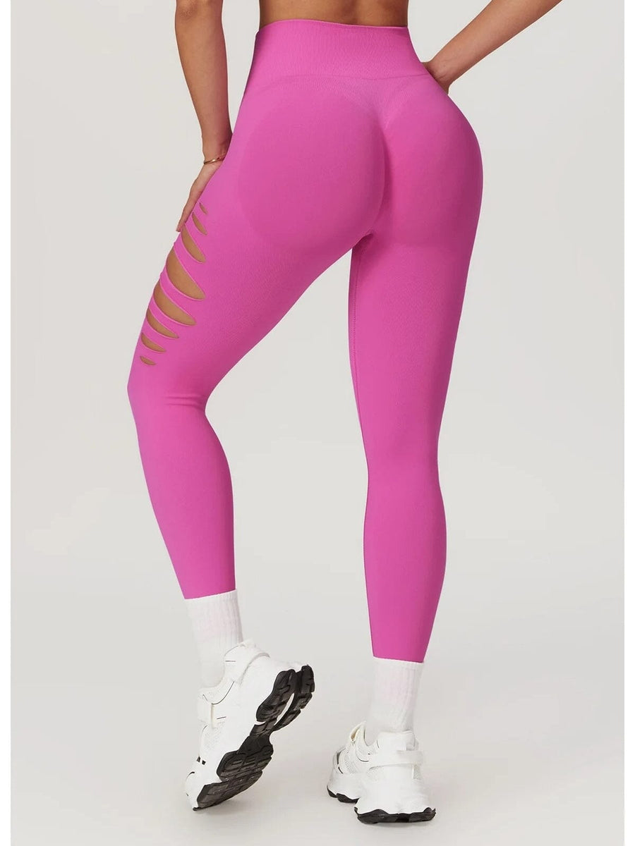 Legging Fitness Push Up Premium Ajouré Sans Couture | Yogaova