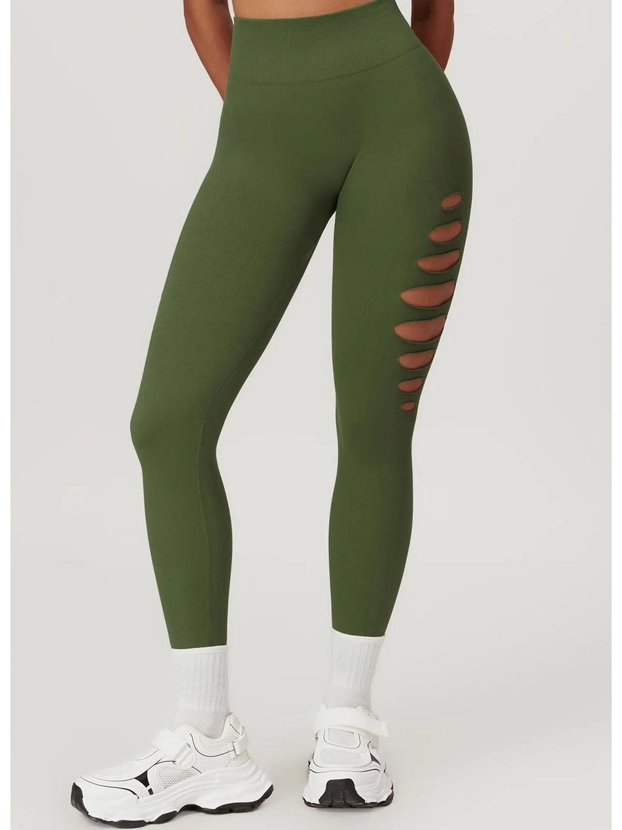 Legging Fitness Push Up Premium Ajouré Sans Couture | Yogaova