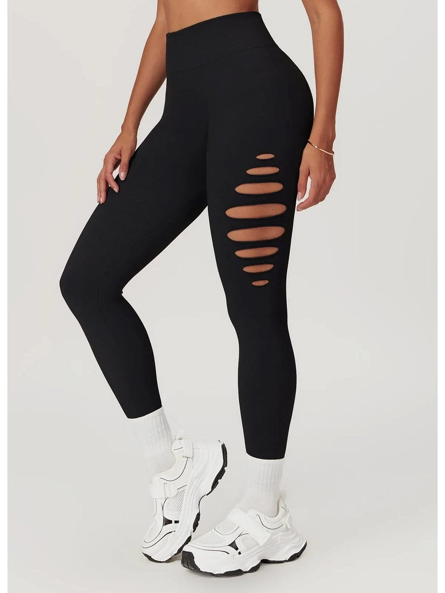 Legging Fitness Push Up Premium Ajouré Sans Couture | Yogaova
