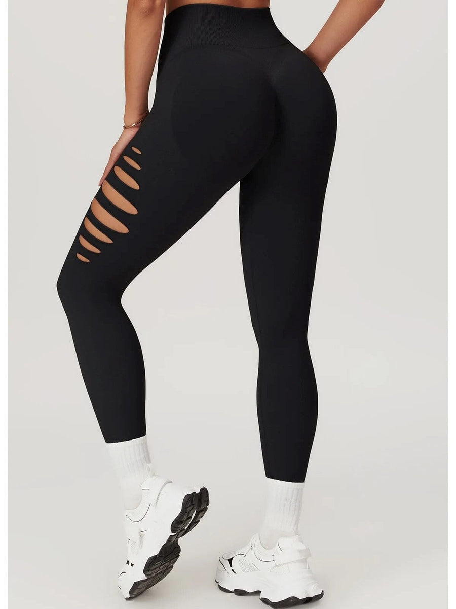 Legging Fitness Push Up Premium Ajouré Sans Couture | Yogaova