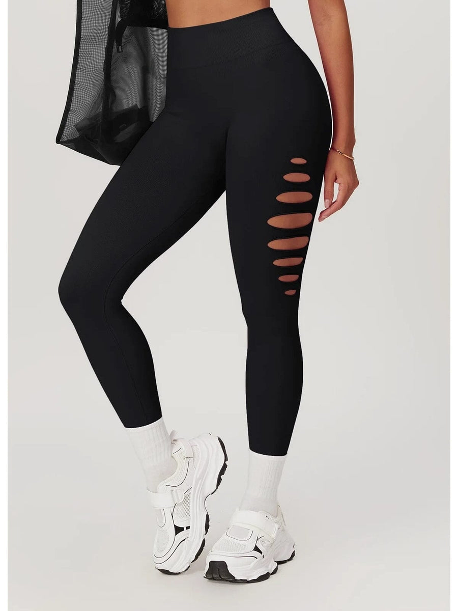Legging Fitness Push Up Premium Ajouré Sans Couture | Yogaova