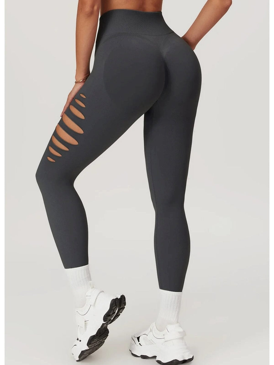 Legging Fitness Push Up Premium Ajouré Sans Couture | Yogaova