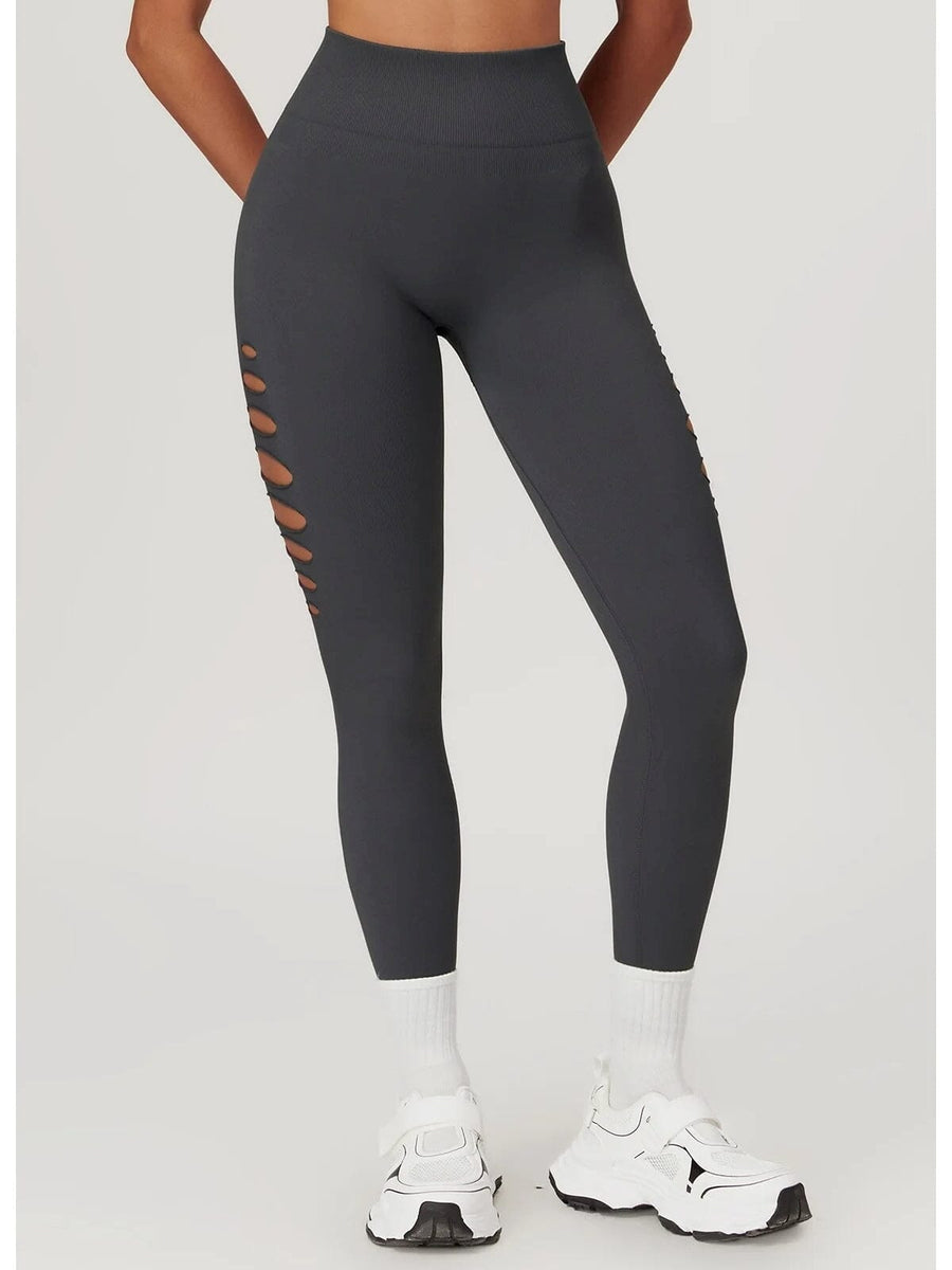 Legging Fitness Push Up Premium Ajouré Sans Couture | Yogaova