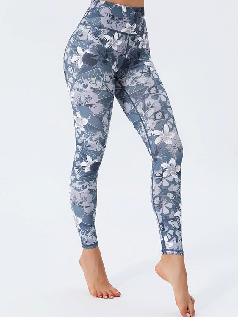 Legging Floral Taille Haute | Yogaova