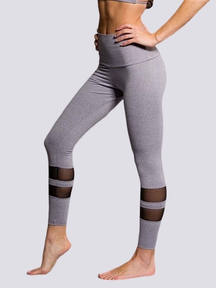 Legging Gris Taille Haute | Yogaova