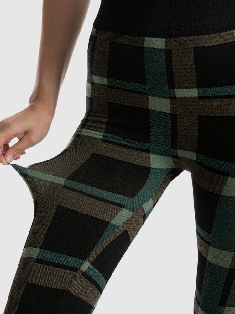 Legging Imprimé Carreaux | Yogaova
