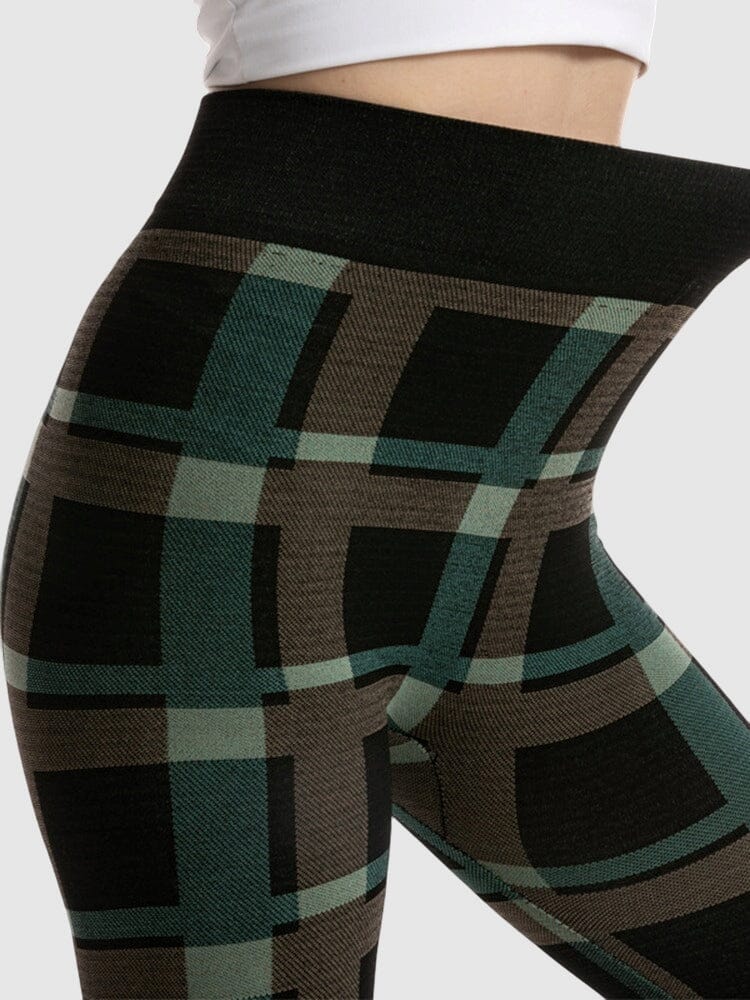 Legging Imprimé Carreaux | Yogaova