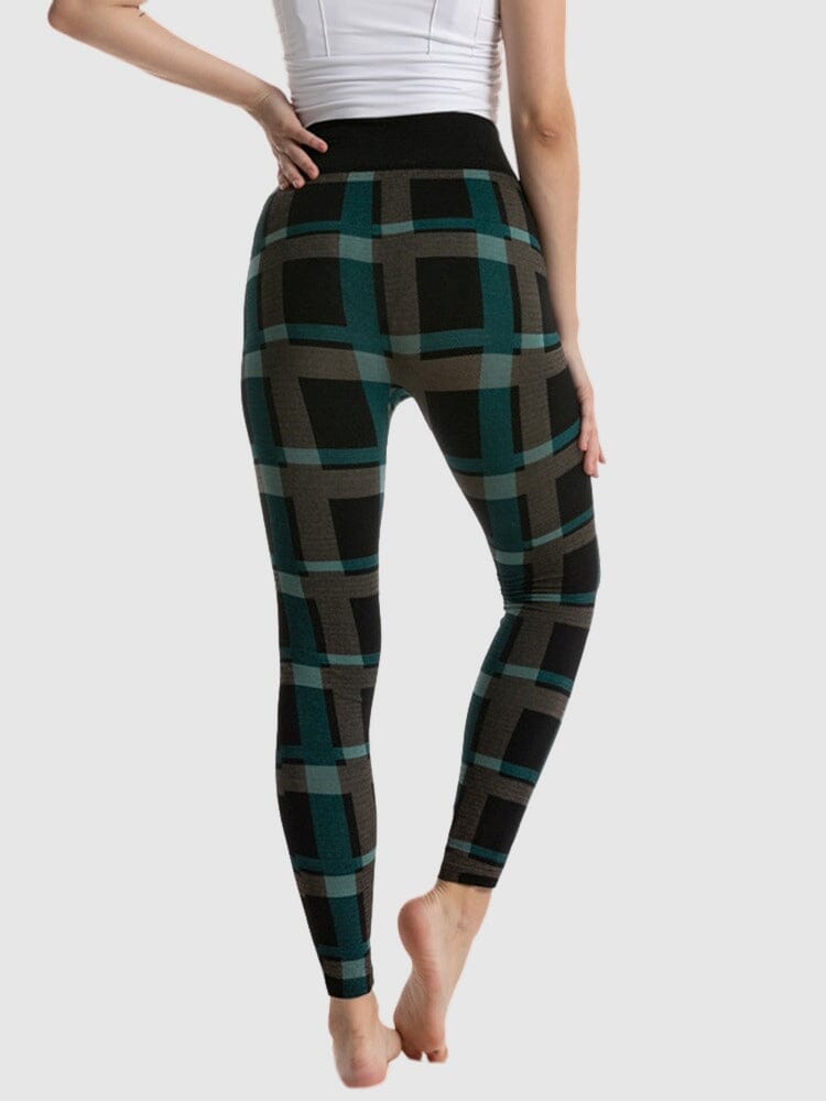 Legging Imprimé Carreaux | Yogaova