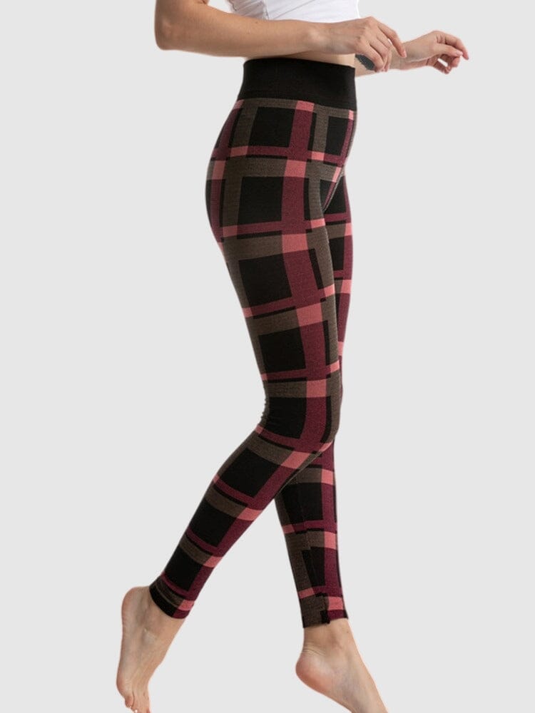 Legging Imprimé Carreaux | Yogaova