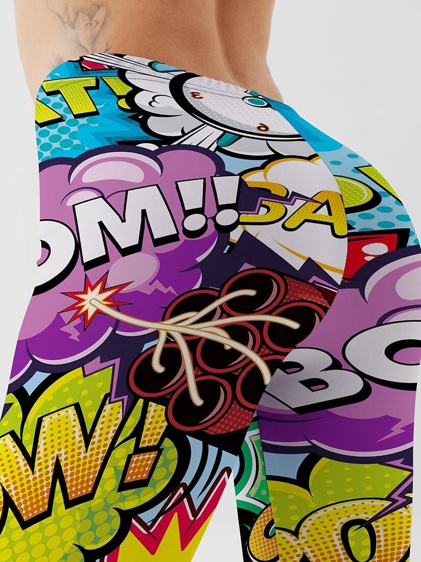 Legging Imprimé Cartoon Super Héro | Yogaova