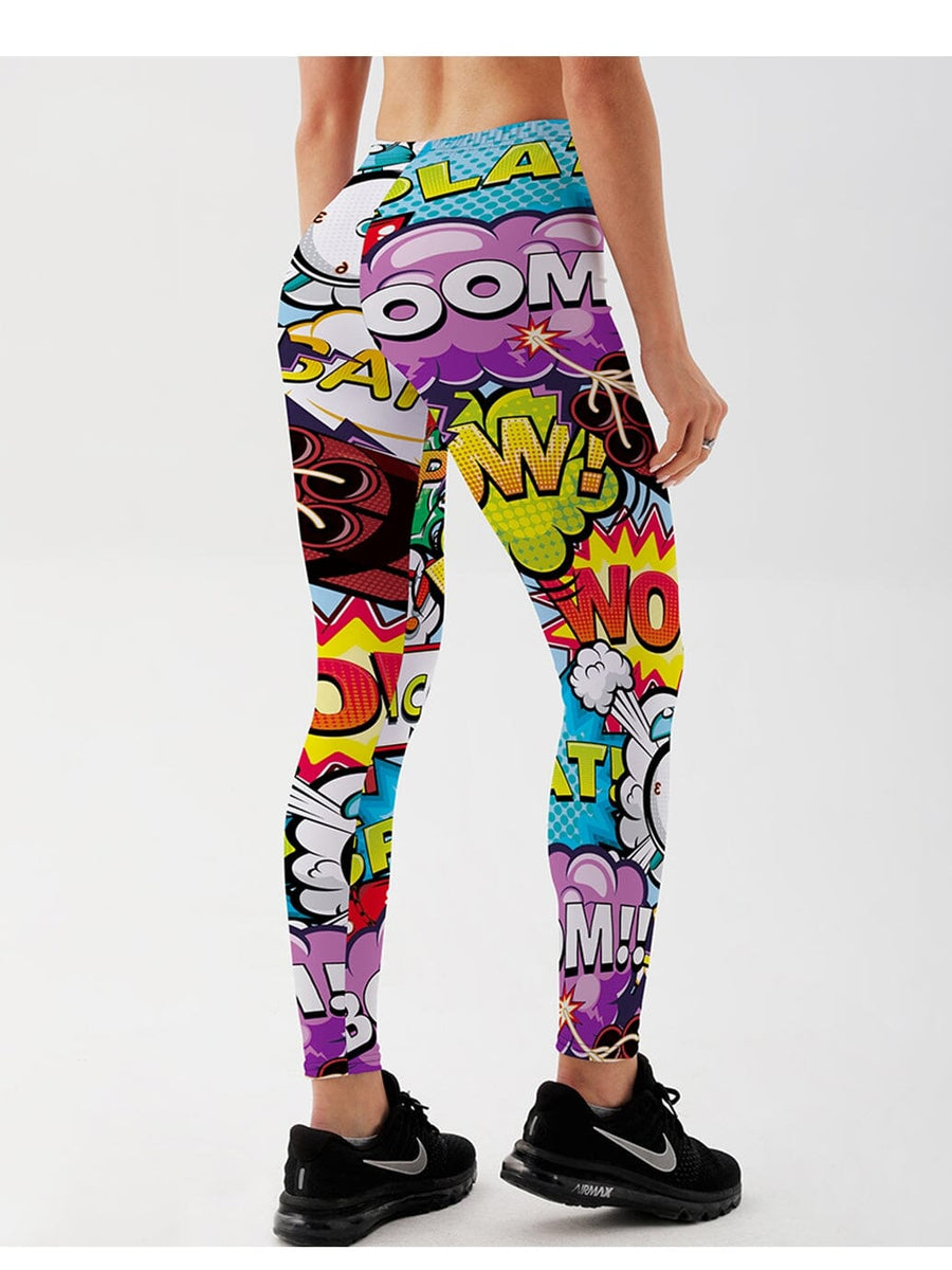 Legging Imprimé Cartoon Super Héro | Yogaova