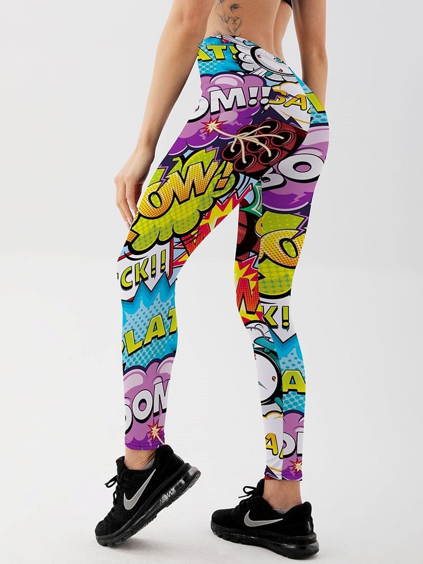 Legging Imprimé Cartoon Super Héro | Yogaova