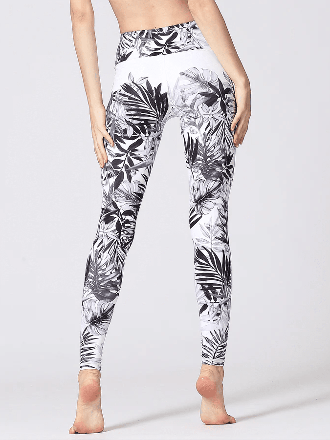 Legging Imprimé Tropical | Yogaova