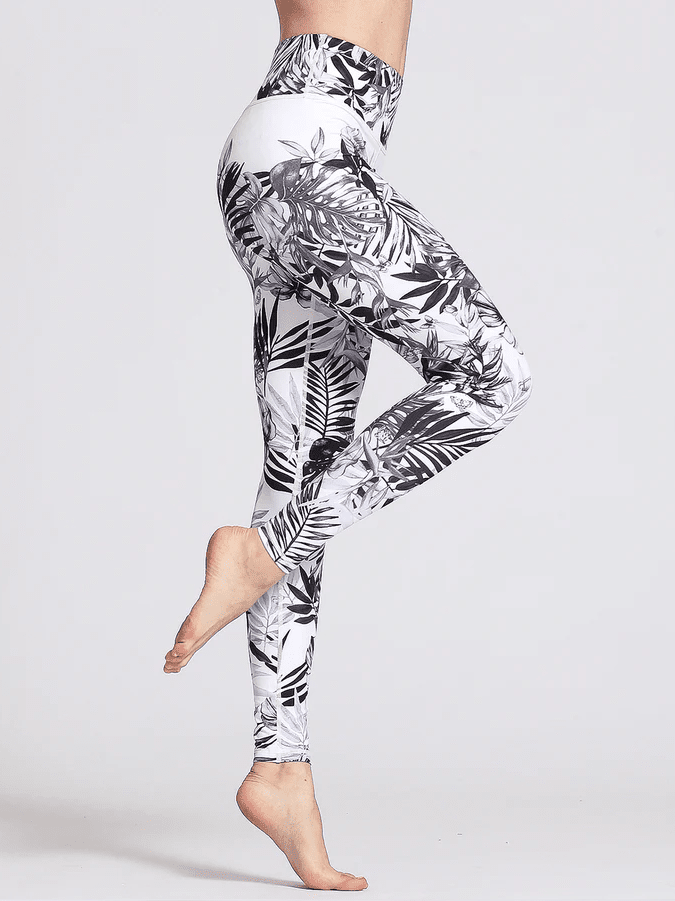 Legging Imprimé Tropical | Yogaova