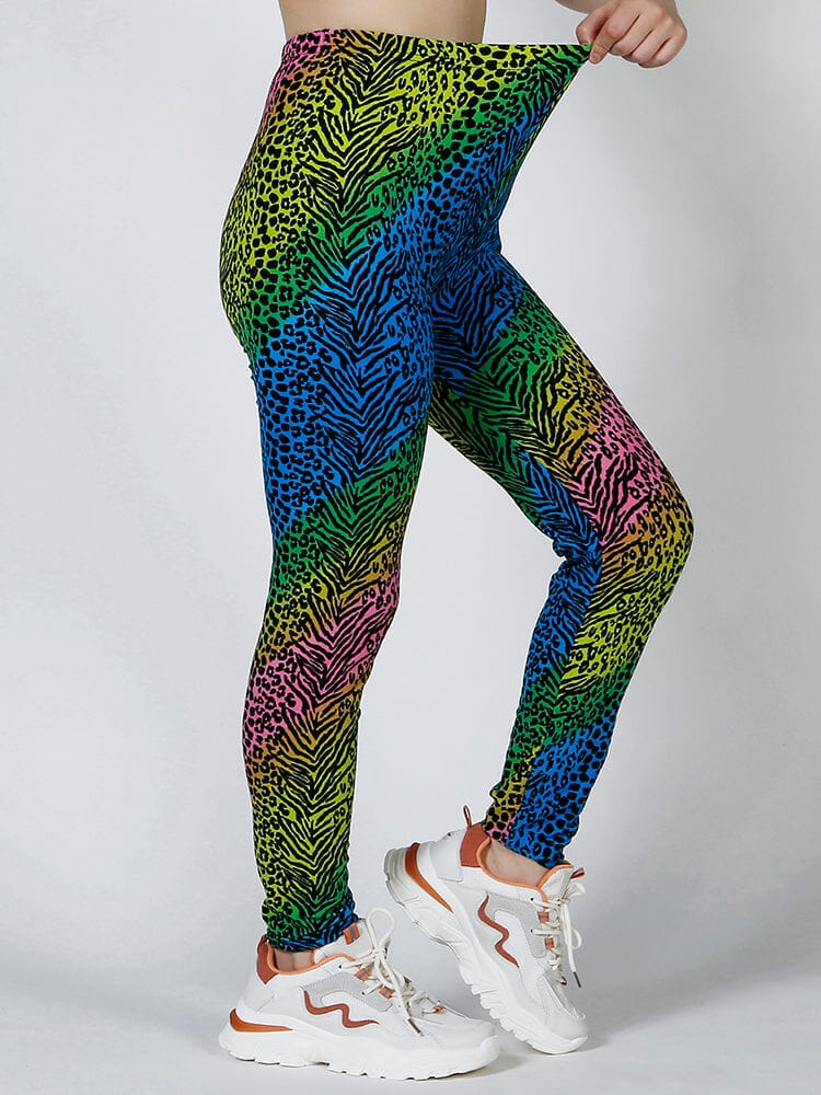 Legging Léopard Coloré | Yogaova