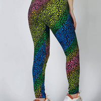 Legging Léopard Coloré | Yogaova