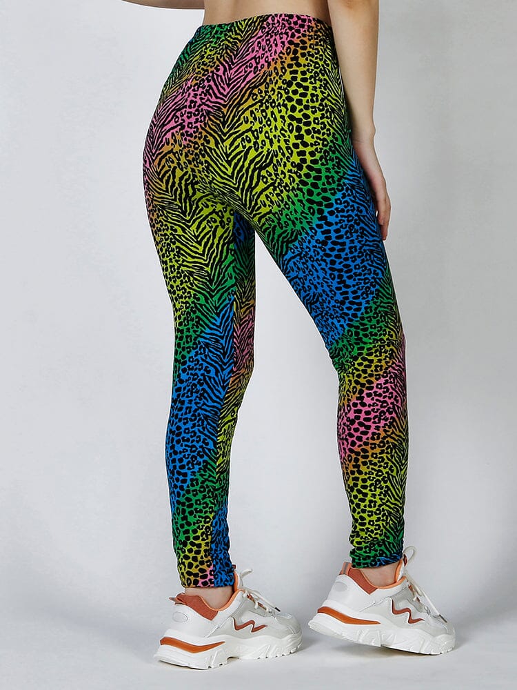 Legging Léopard Coloré | Yogaova