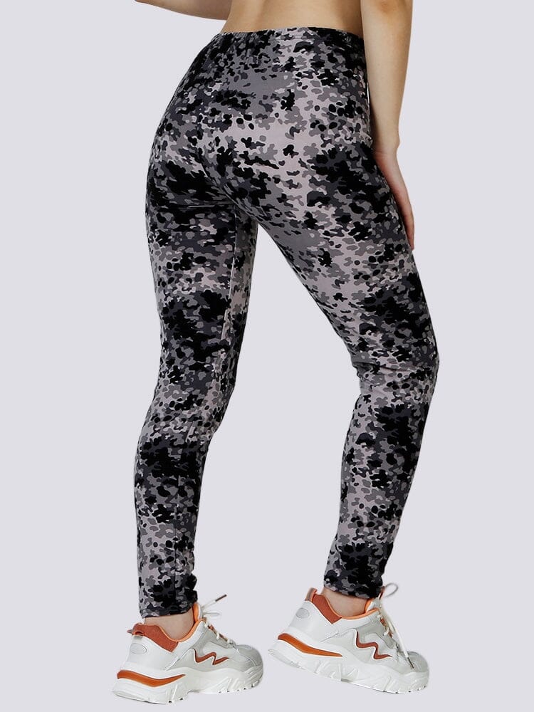 Legging Léopard Gris (Imprimé) | Yogaova