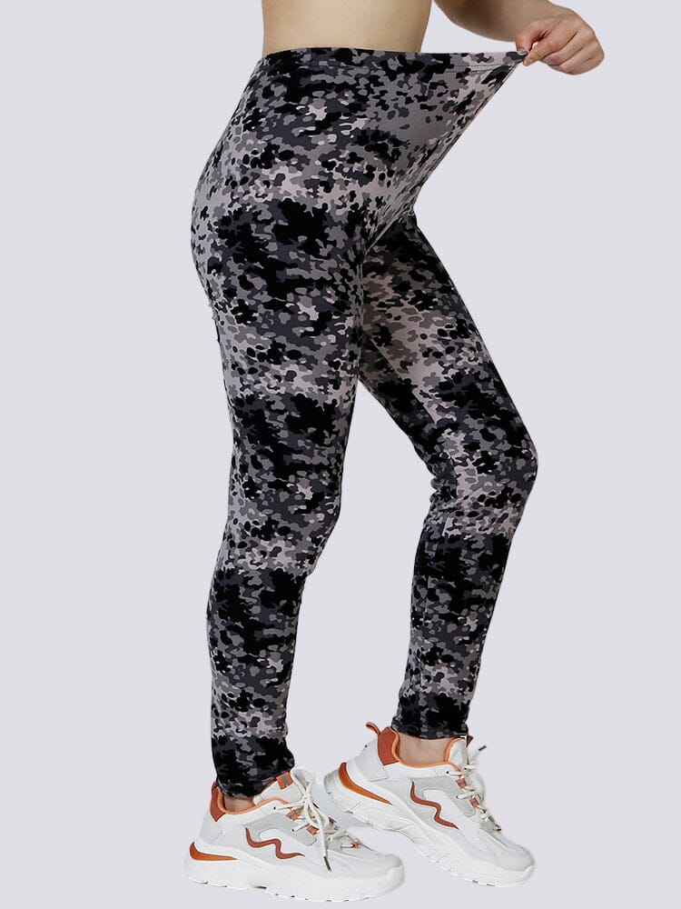 Legging Léopard Gris (Imprimé) | Yogaova
