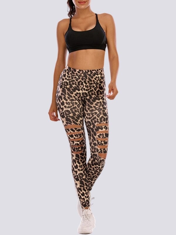 Legging Léopard Troué | Yogaova