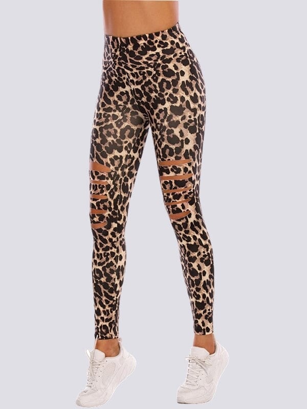 Legging Léopard Troué | Yogaova