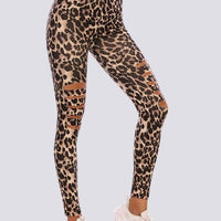 Legging Léopard Troué | Yogaova
