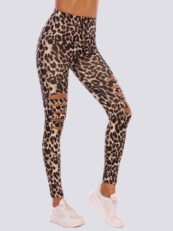 Legging Léopard Troué | Yogaova
