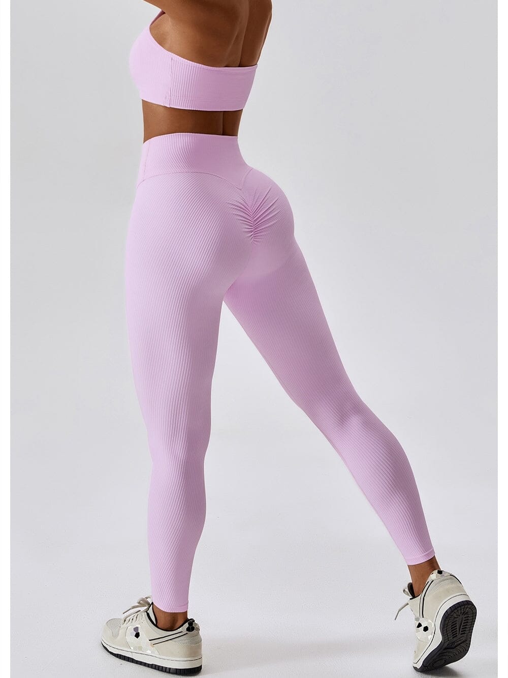 Legging Long Côtelé Push Up Sport | Yogaova