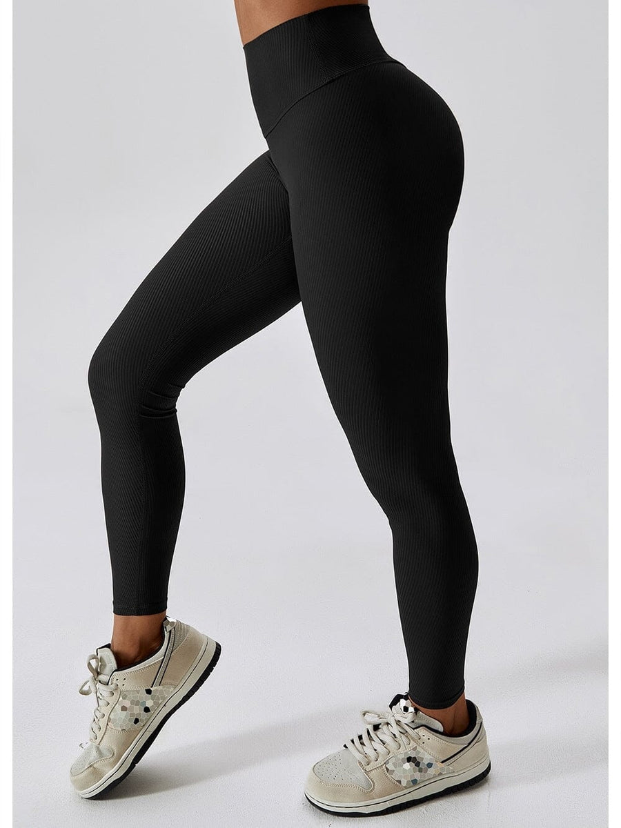 Legging Long Côtelé Push Up Sport | Yogaova