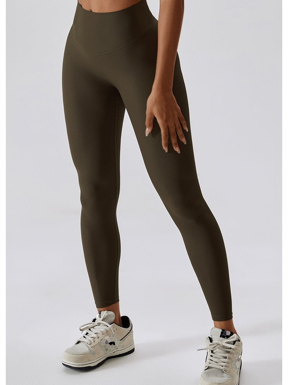 Legging Long Côtelé Push Up Sport | Yogaova