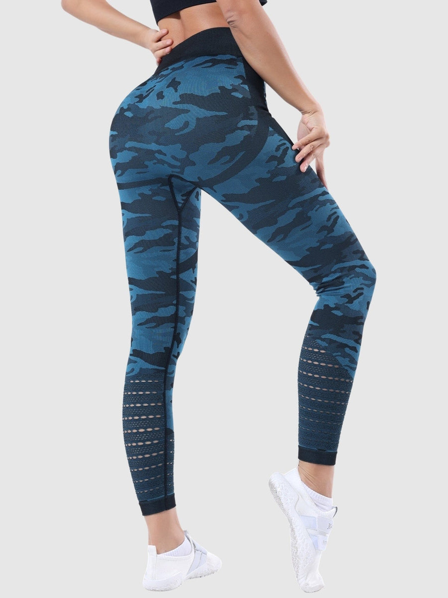 Legging Militaire Taille Haute Sans Couture | Yogaova