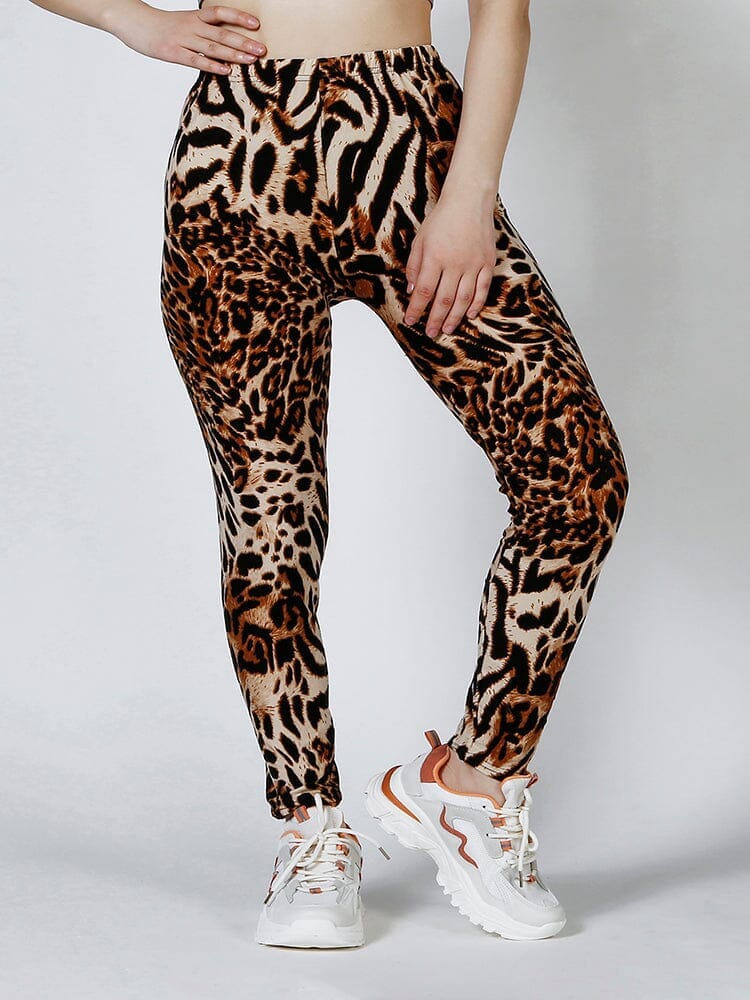 Legging Motif Léopard | Yogaova