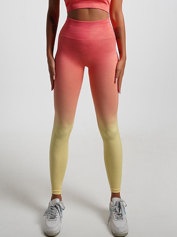 Legging Ombré Push Up Taille Haute | Yogaova