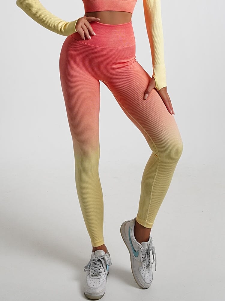 Legging Ombré Push Up Taille Haute | Yogaova