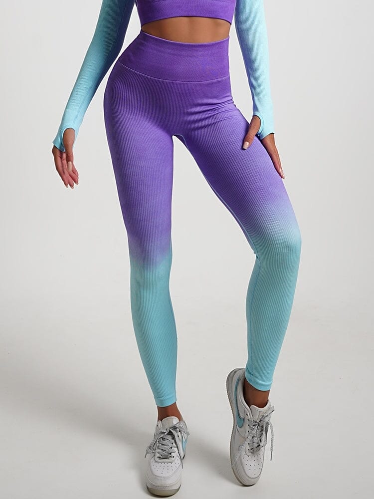 Legging Ombré Push Up Taille Haute | Yogaova